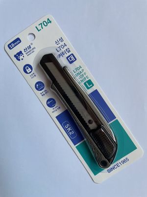 kopen Aluminium legering Handle Heavy Duty Utility Knife 18mm Met SK2 Steel Blade online vervaardiging