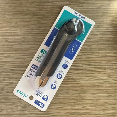 kopen Rotary Knob Heavy Duty Box Cutter met snap off blad en vergrendelingsmechanisme online vervaardiging