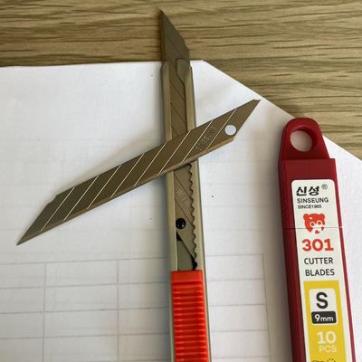 kopen 0.38mm zilveren 9mm snijbladen voor zwaar werk en industrieel snijden online vervaardiging