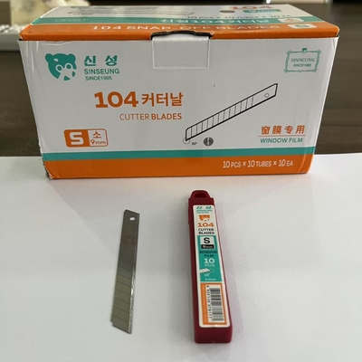 kopen 0.38mm Dikte Hervullemessen Kenmerken 9mm Snijlemmen Voor Venster Tinting online vervaardiging