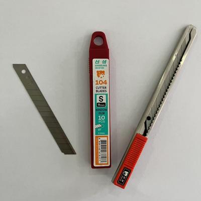 kopen Zilveren 9 mm-snijbladen voor gladde en precieze snijwerkingen op papier online vervaardiging