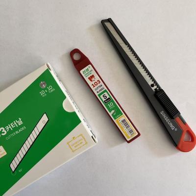 kopen Silver 9mm Cutter Blades Made of High Carbon Steel for Precision Cutting online vervaardiging