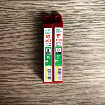 86 mm lange snijbladen voor tapijtmes