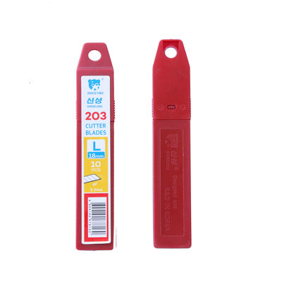 60 graden hoek 18 mm SK2 Heavy Duty Knife Blades 0,5 mm dikte