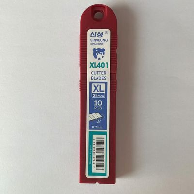 Professionele 7 Segmenten 25mm zilveren gebruikssnipper messen 126mm voor het snijden van dun glas