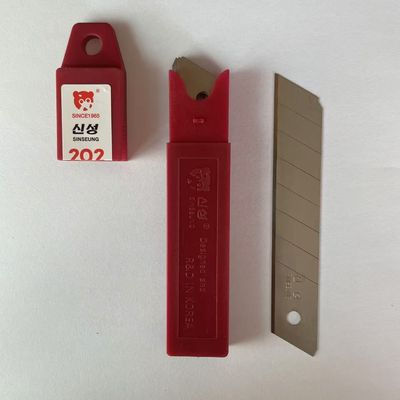Zilveren 8-segment Sk2 Fast Cut precisie 18mm mesjes voor veelzijdige projecten