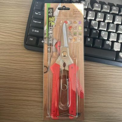 Oranje handvat Hardware schaar Hardheid HRC 58-60 Roestvrij SK5 staallemmen