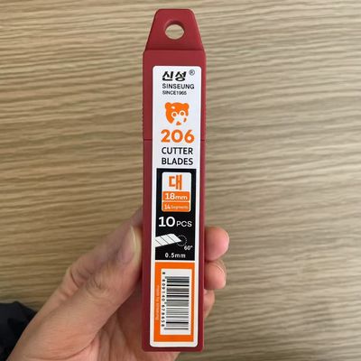 Langdurige 18 mm snijbladen met verschillende toepassingen 0,5 mm dikte en duurzame constructie