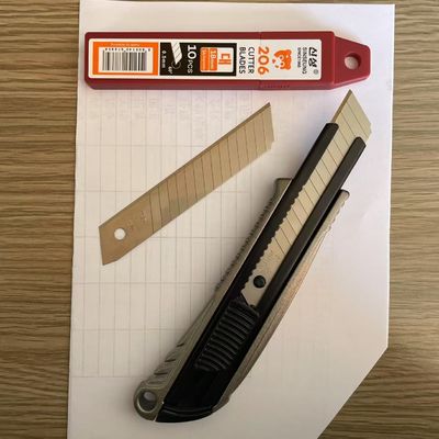 Gebruiksmessen Langdurige 18mm Messenbladen Voor DIY-enthousiast