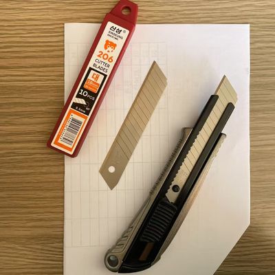 18 mm snijbladen ontworpen voor precisie en veelzijdigheid bij het snijden