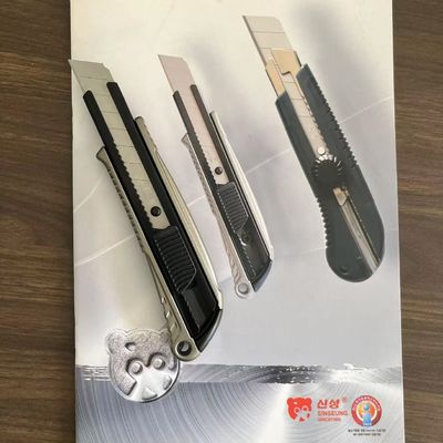 Zwart handvat Rode staart Compatibiliteit 18 mm gipsplaten mes Voor standaard messen
