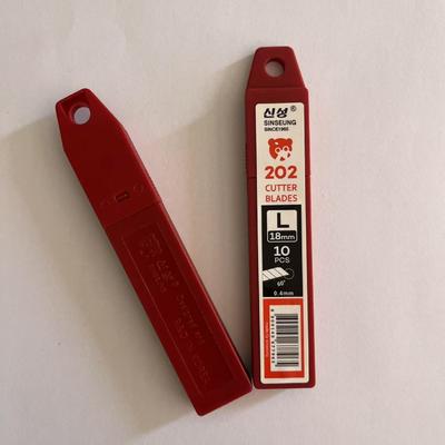 DIY Essentiële 18 mm mesmesjes 8 segmenten hoog koolstofstaal