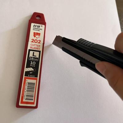 Precisie 18mm Afbreekmessen Bulk Nauwkeurig Snijden 8 Segmenten SK2 Koolstofstaal