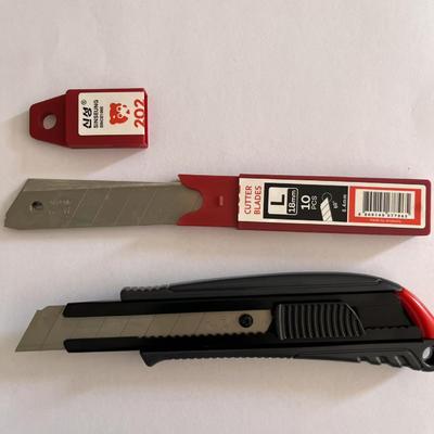 Zilver 18mm 8 Segmenten Stanleymesmes 0,4 mm dikte