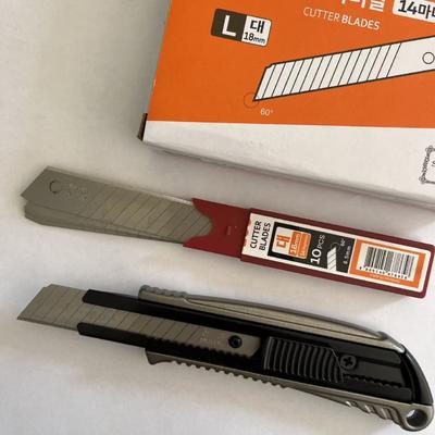 Precieze snijbreedte 18 mm Snap Blades zilver 15 segmenten