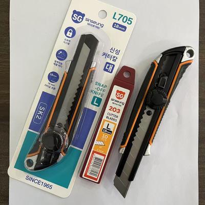 Stevig Draagbaar 18mm Afbreekmes Aluminium SK2 Mes