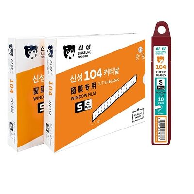 SK2 High Carbon Steel 9mm Window Film Cutter Blade met 60 graden snijhoek voor het verminderen van glazen schrammen