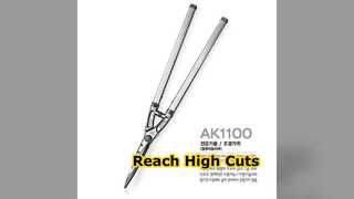 Uitschuifbare heggenschaar reikt hoog