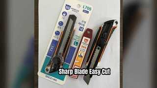 Stevig en draagbaar 18 mm universeelmes 160 * 45 * 17 mm 90 g aluminium SK2-mes voor professionals onderweg